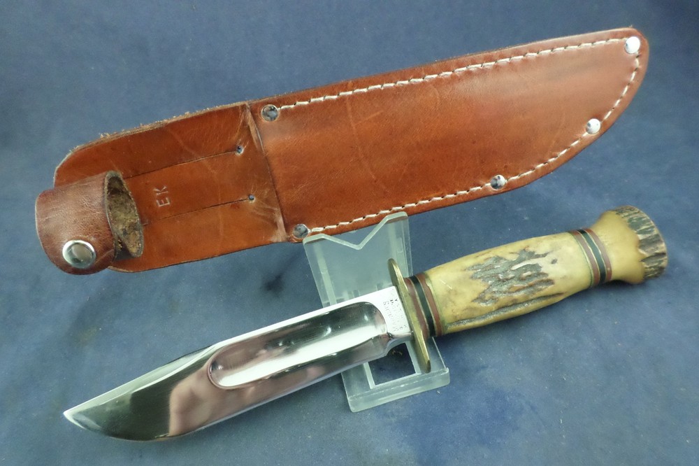 Vintage Marbles Gladstone Knife with Sheath