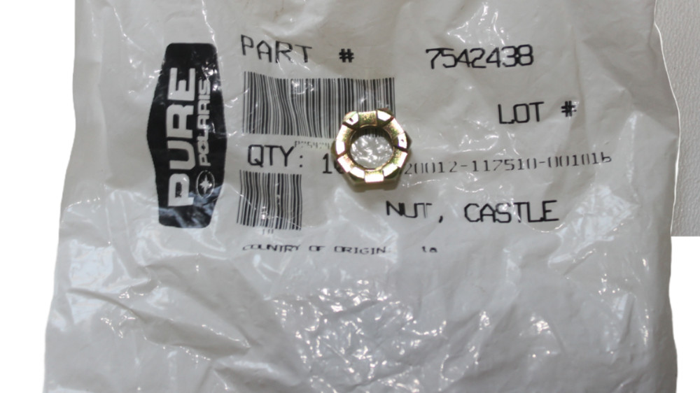 Polaris CASTLE NUT 7542438 NEW PC