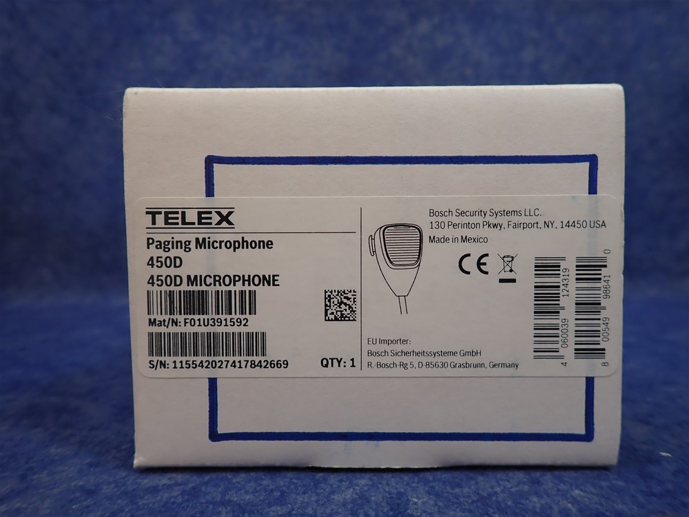 Telex/RTS 450D Handheld Paging Microphone