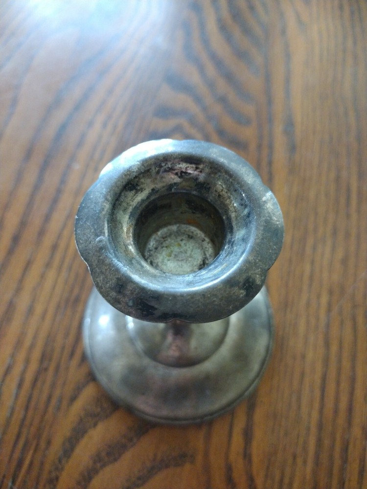 CARTIER STERLING SILVER CANDLESTICK HOLDER