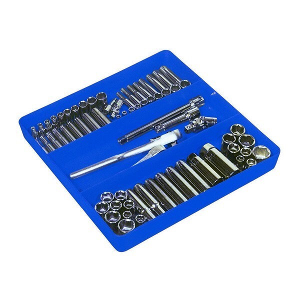 Ernst 5023 Three Compartment Organizer Tray-Blue