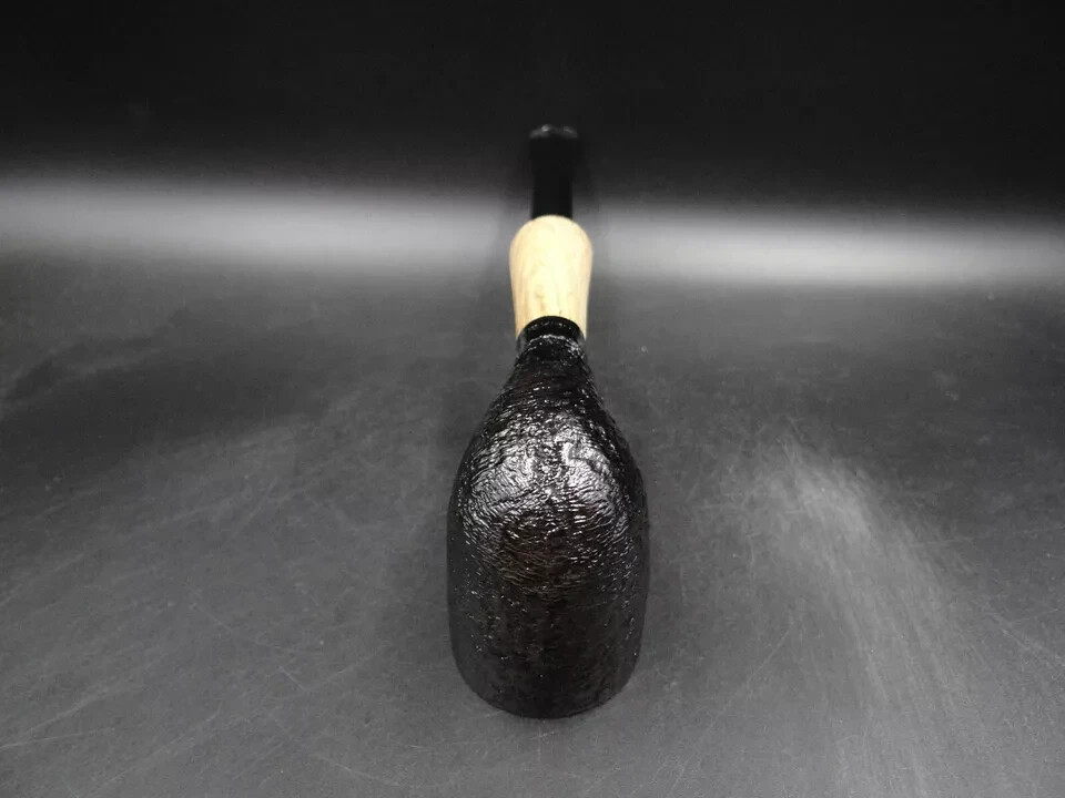 TURKIEWICZ BLACK OAK (MORTA) HAND MADE FANCY BILLIARD PIPE 5D