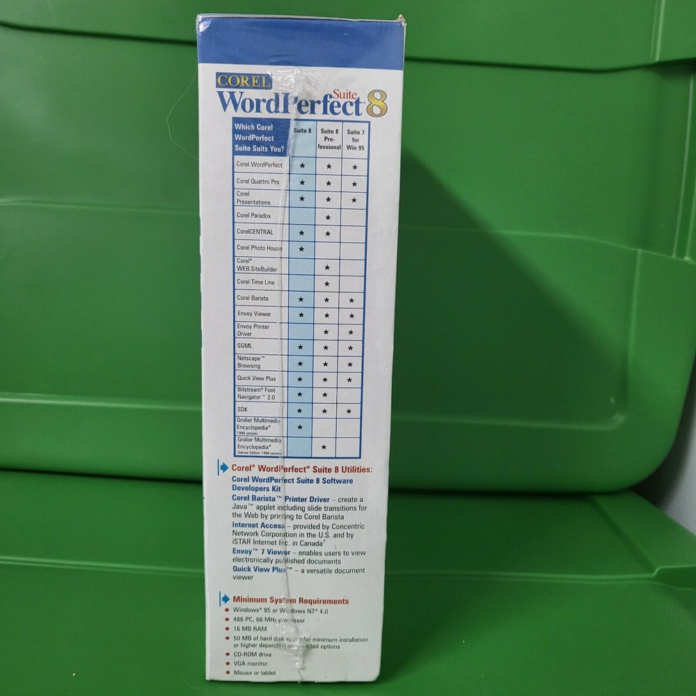 COREL WordPerfect Suite 8