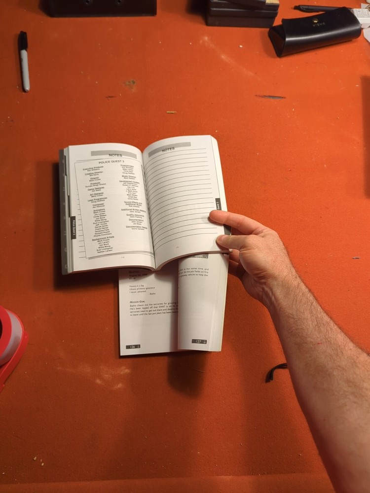 Police Quest Manuals