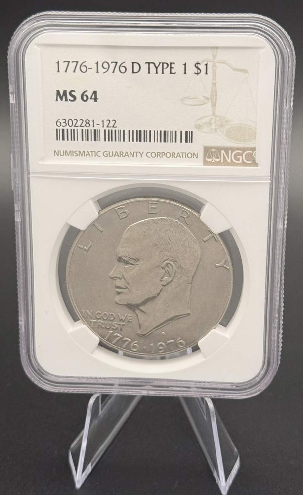 1776-1976-D $1 Type 1 Eisenhower Dollar NGC MS64