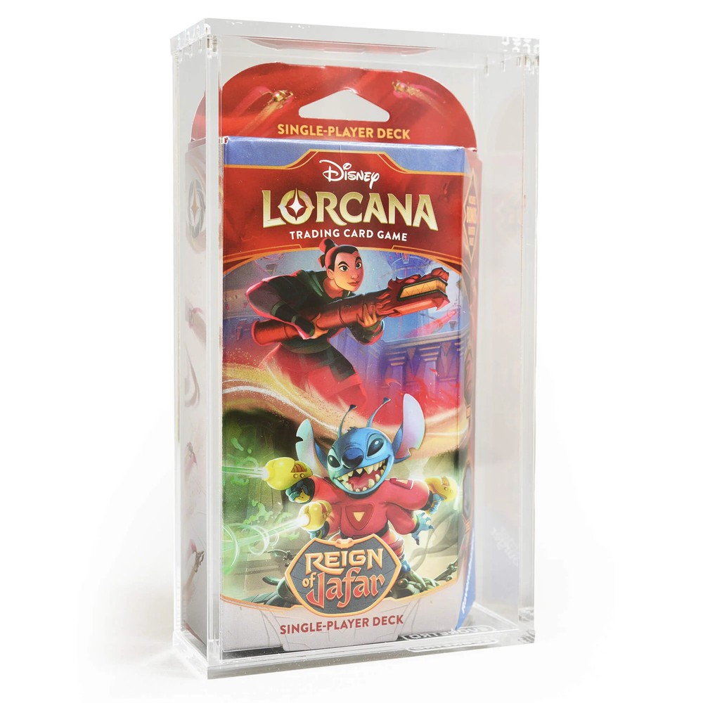 1x Acrylic Display Case for Lorcana Starter Deck Protective Box