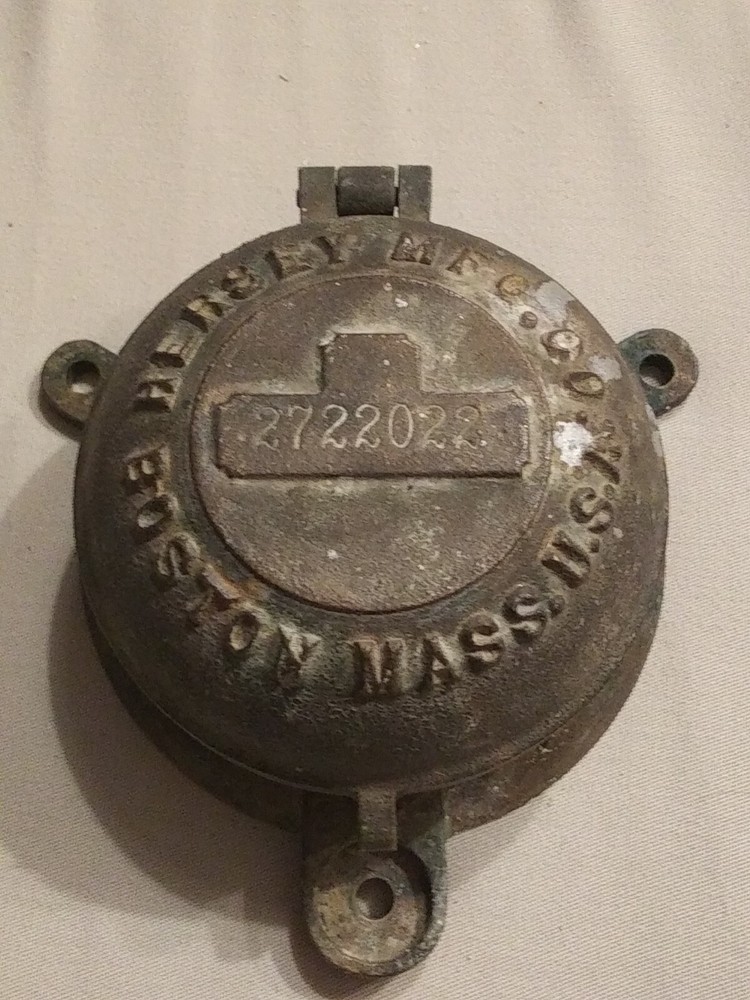 Brass Vintage Water Main Cap