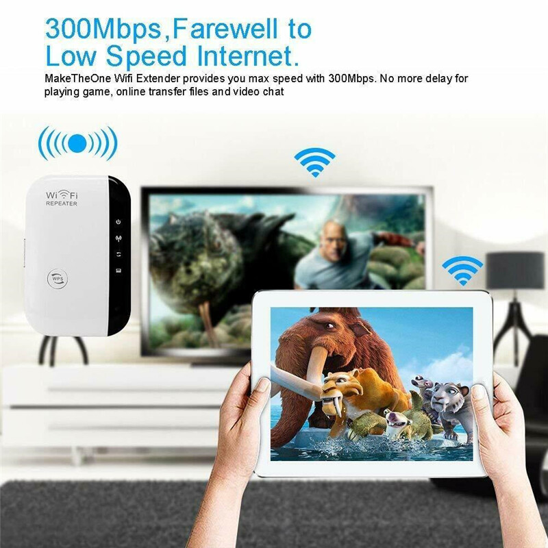 WiFi Range Extender Super Booster 300Mbps Superboost Boost Speed Wireless US