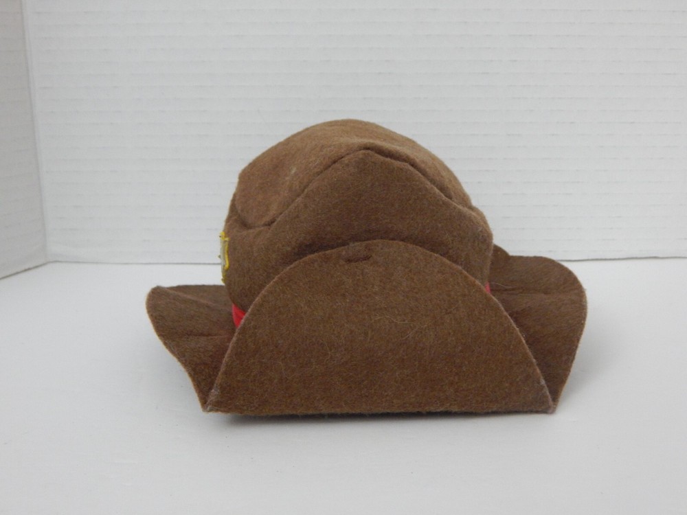 Pet Brown Felt Cowboy Hat w/Star