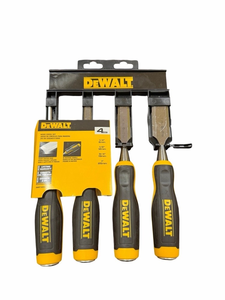 DEWALT Wood Chisel Set (4-Piece) New