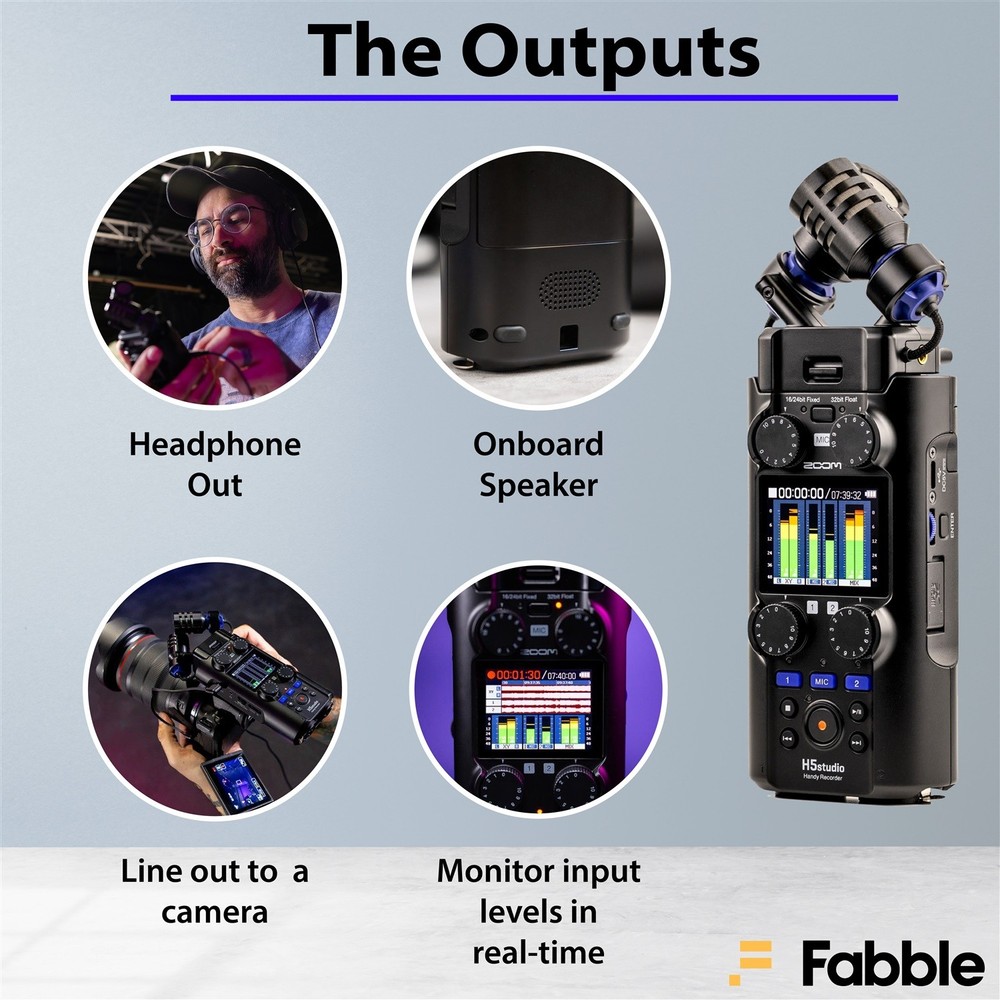 Zoom H5studio Handy Recorder Bundle