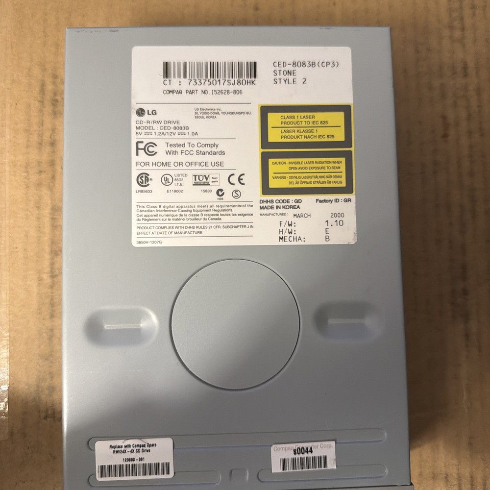 LG CD-R/RW CED-8083B (CP3)