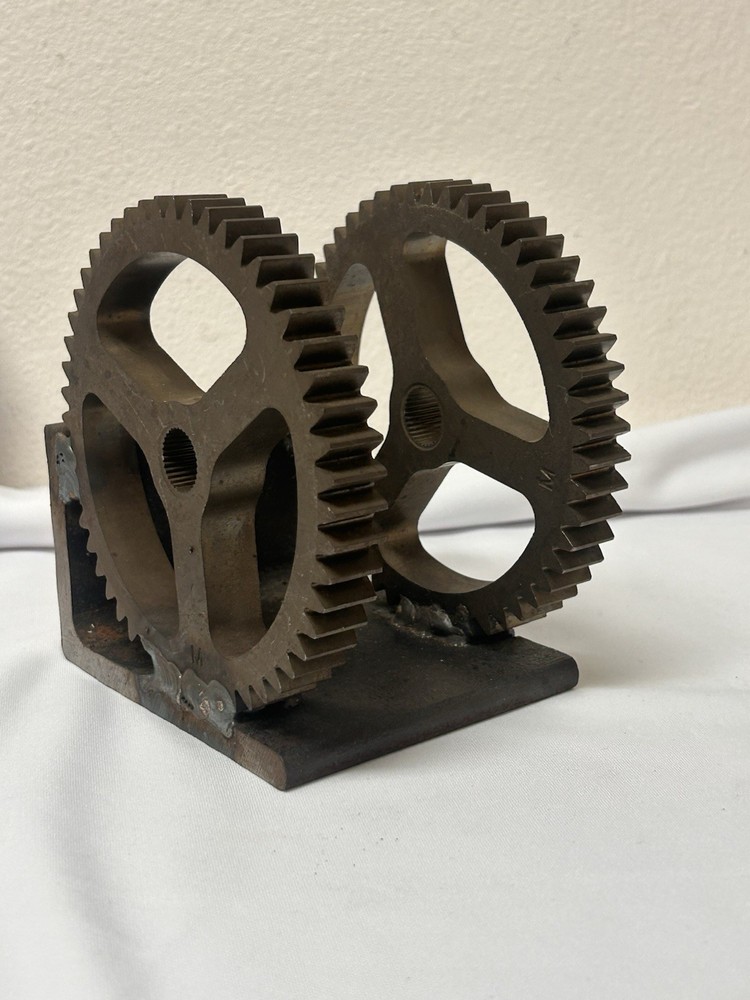 Decorative Gear Bookends