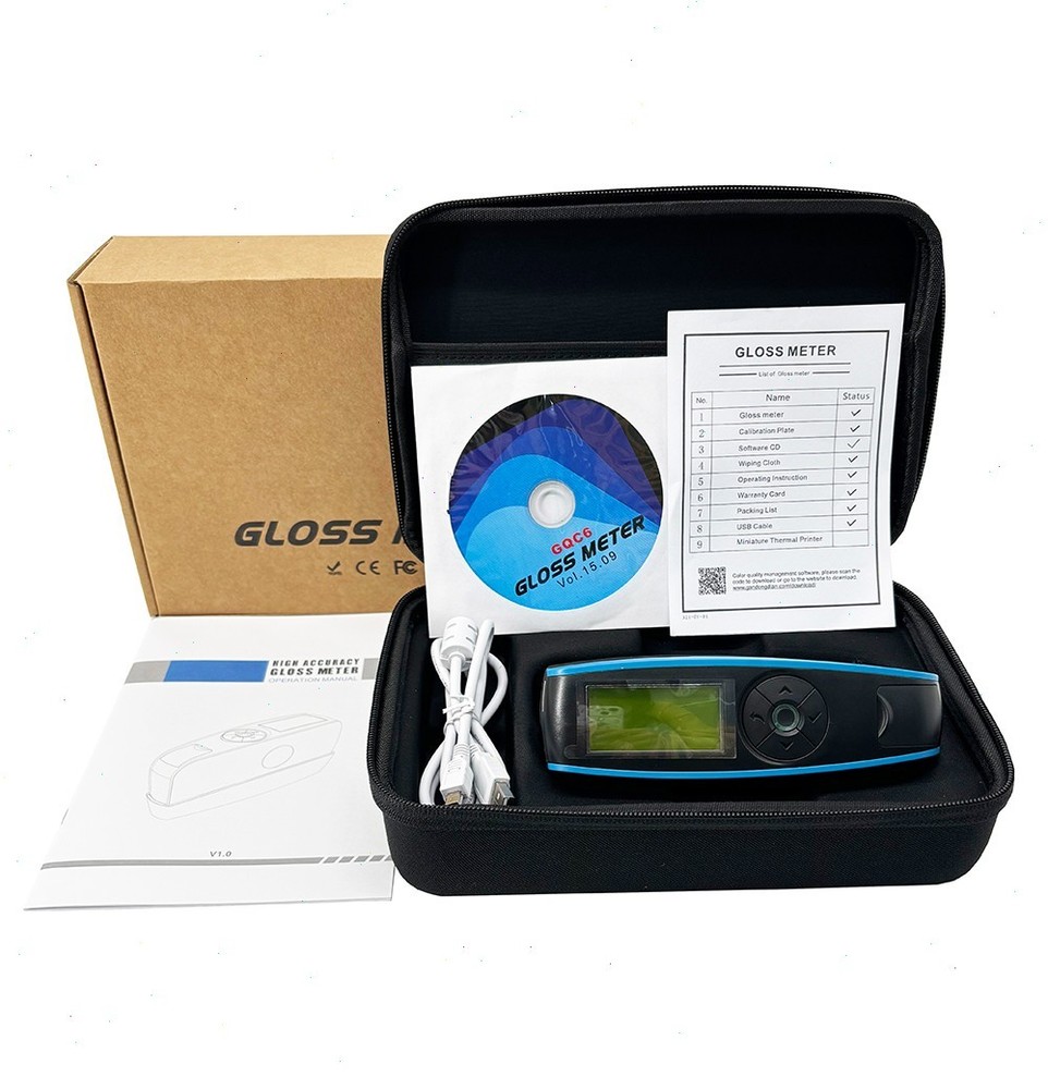 Multiple Angle Gloss Meter with Angle 20° 60° 85° for Rubber Printing Paper