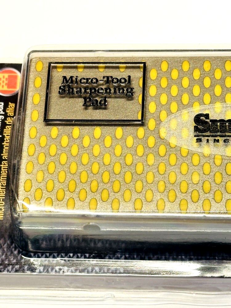 Smith's Diamond Bench Stone 6" Coarse 325 Grit w/ Micro-Tool Sharpening Pad DBSC