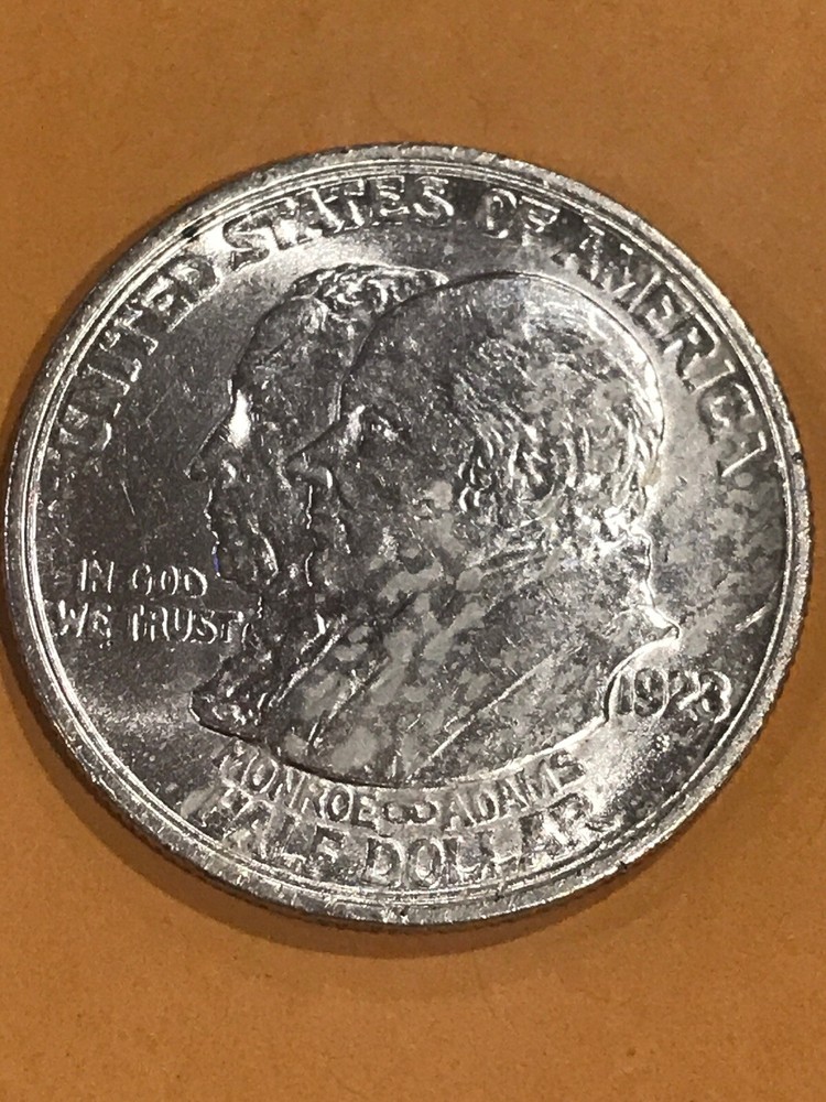 1923 S Monroe Doctrine Commemorative Silver Half Dollar 
