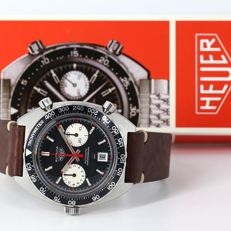 HEUER AUTAVIA 1970ies BOX
