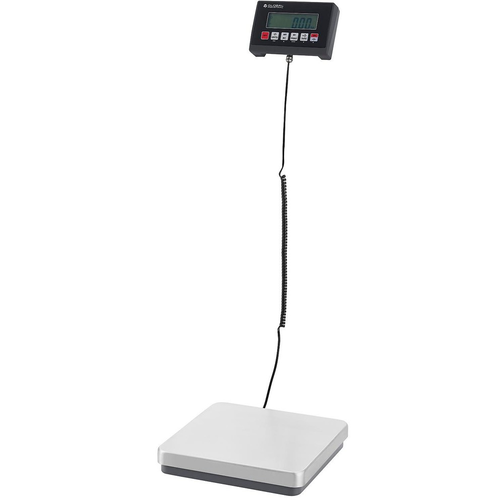 Global Industrial Digital Compact Bench Scale 330 lb x 0.1 lb RS-232 Interface