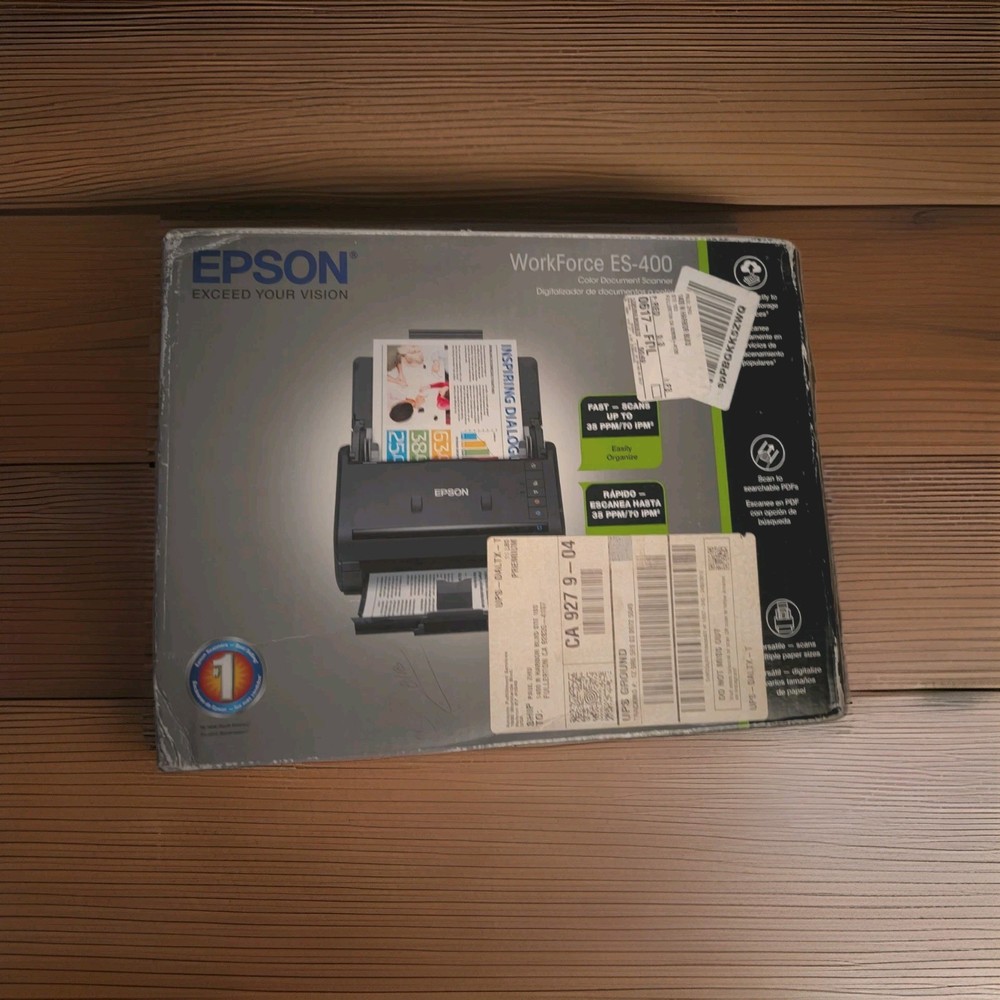 Epson WorkForce ES-400 Duplex USB Desktop Document Scanner