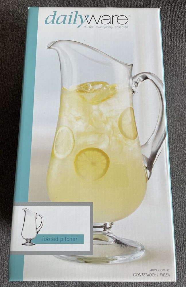 DailyWare Make Every Day Special Footed Pitcher