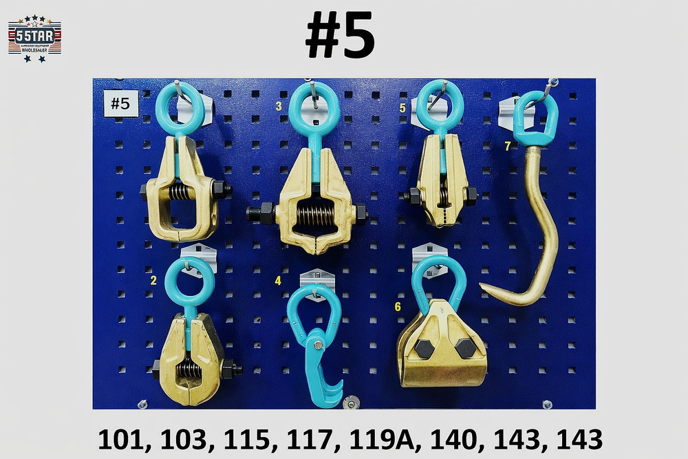 SET#5  HEAVY DUTY AUTO BODY FRAME MACHINE PULLING TOOLS AND CLAMPS SET MEGA PACK