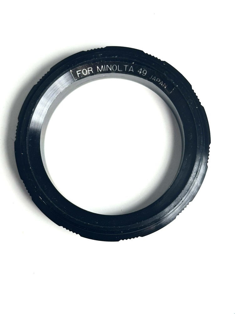 Vintage Minolta MD Reverse Lens Adapter 49mm Thread
