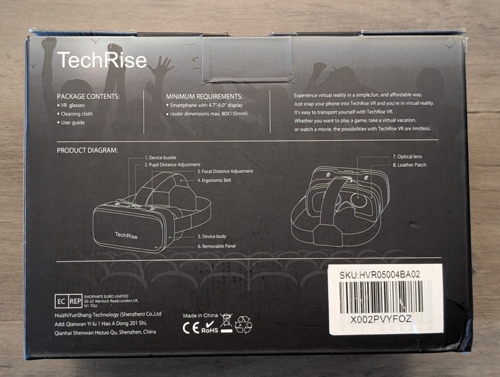 TechRise VR Glasses