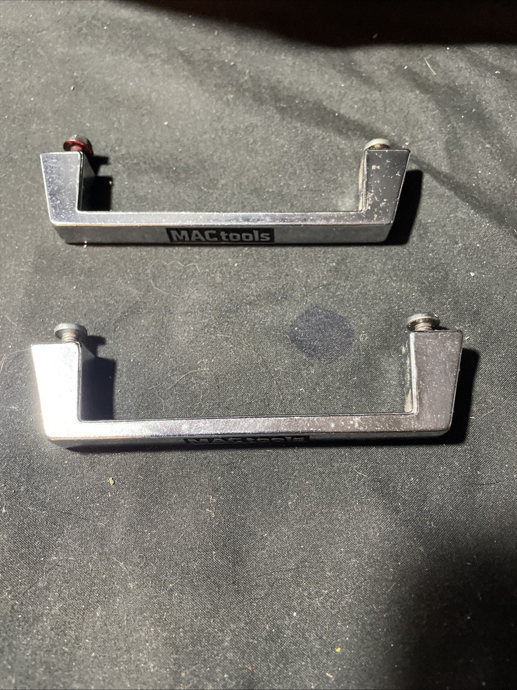 Vintage Mac Tool Box Drawer Handle w/Screws Square Frame 4'' Long x 1'' Deep