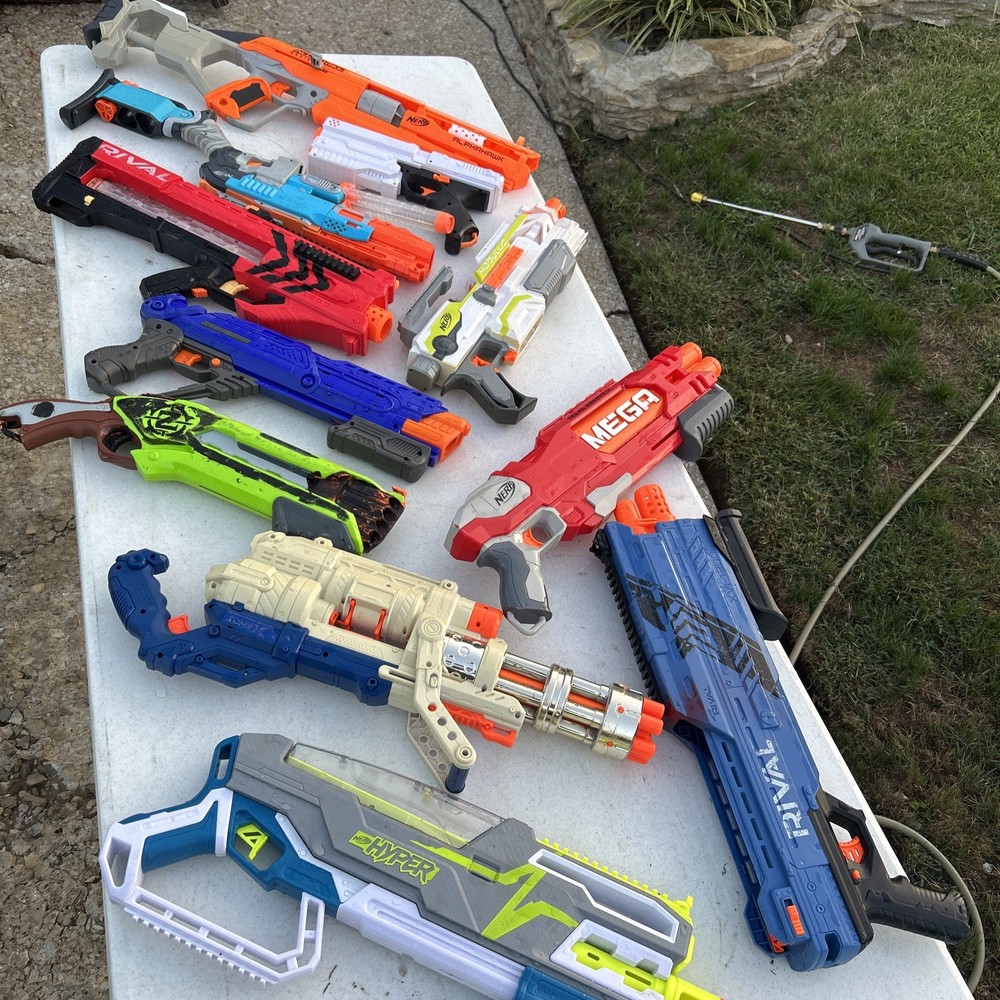 Huge Nerf Mod Lot 11 Working Condition Units
