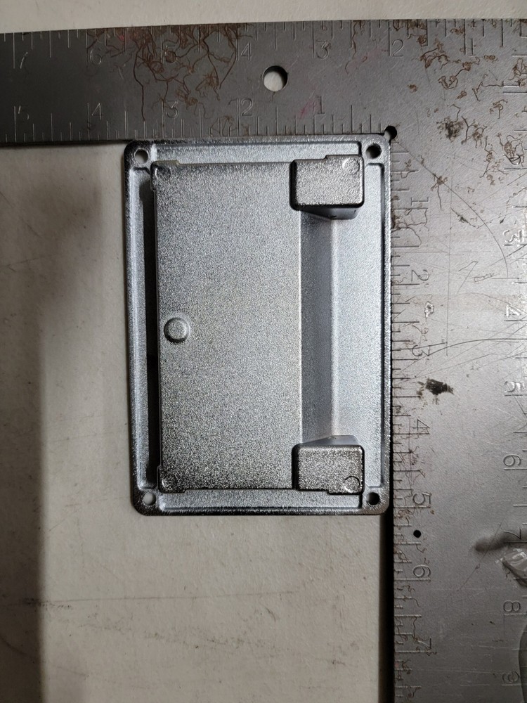 Recess+Spring Grab Handle (Silver)