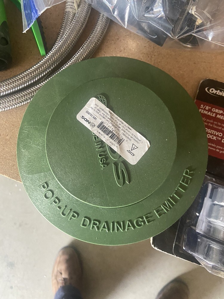 pop up drainage emitter