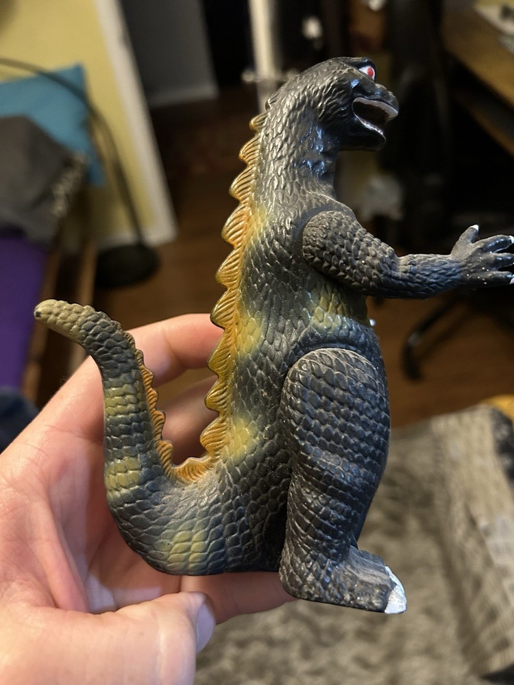 MONSTER DINOSAUR PULL BACK+GO ACTION GODZILLA VERY RARE