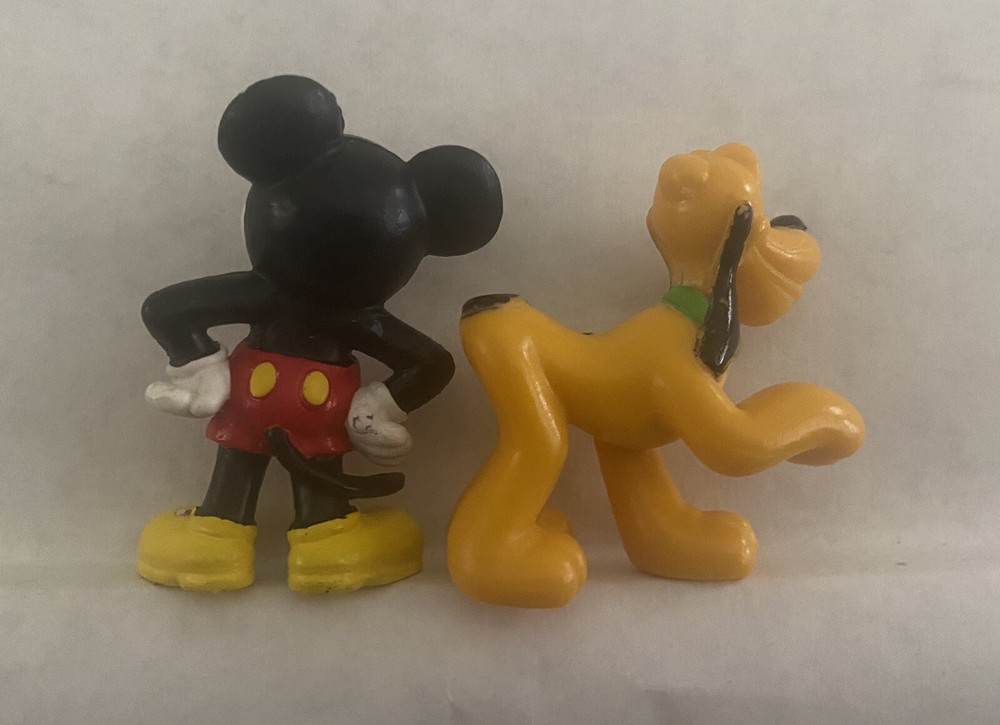 1984 Bully Pie-eyed Mickey Mouse With Additional Pluto figure