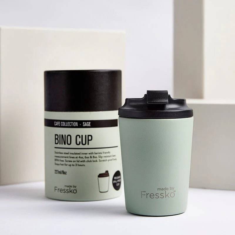 Fressko Reusable Cup Bino (230ml) - Sage