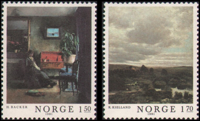 Norway #792-793 MNH
