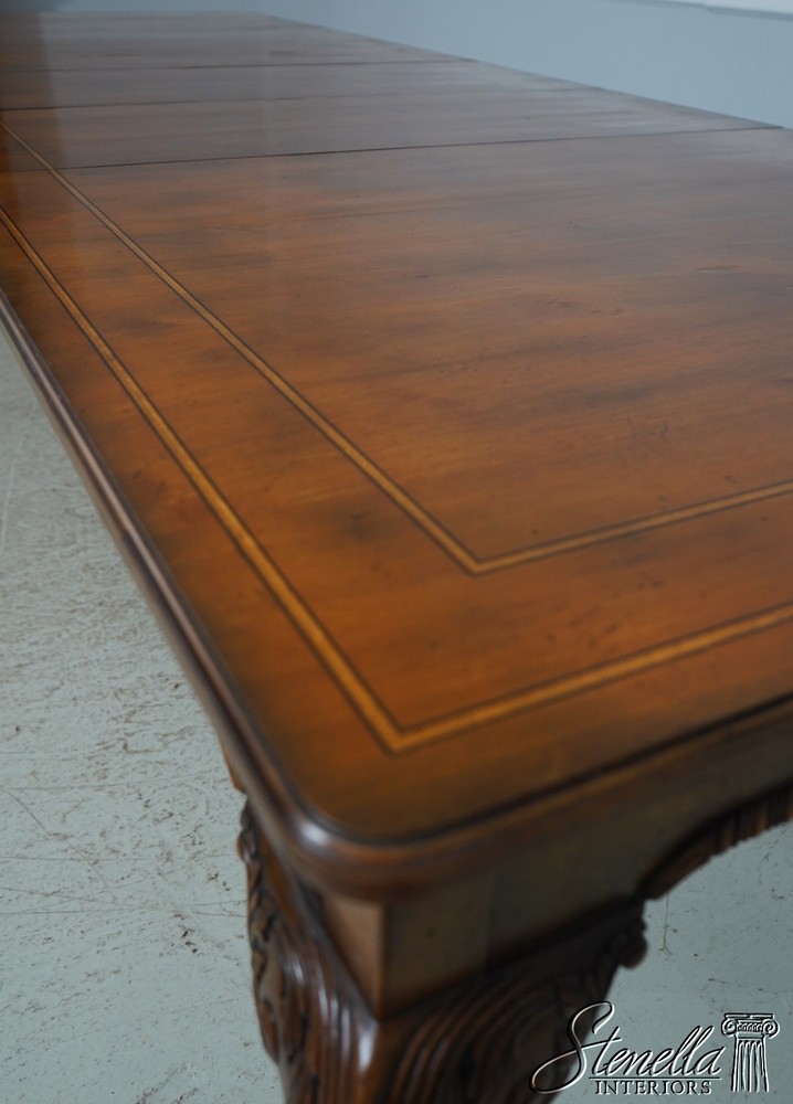 L72165: BAKER Walnut Stately Homes Dining Table