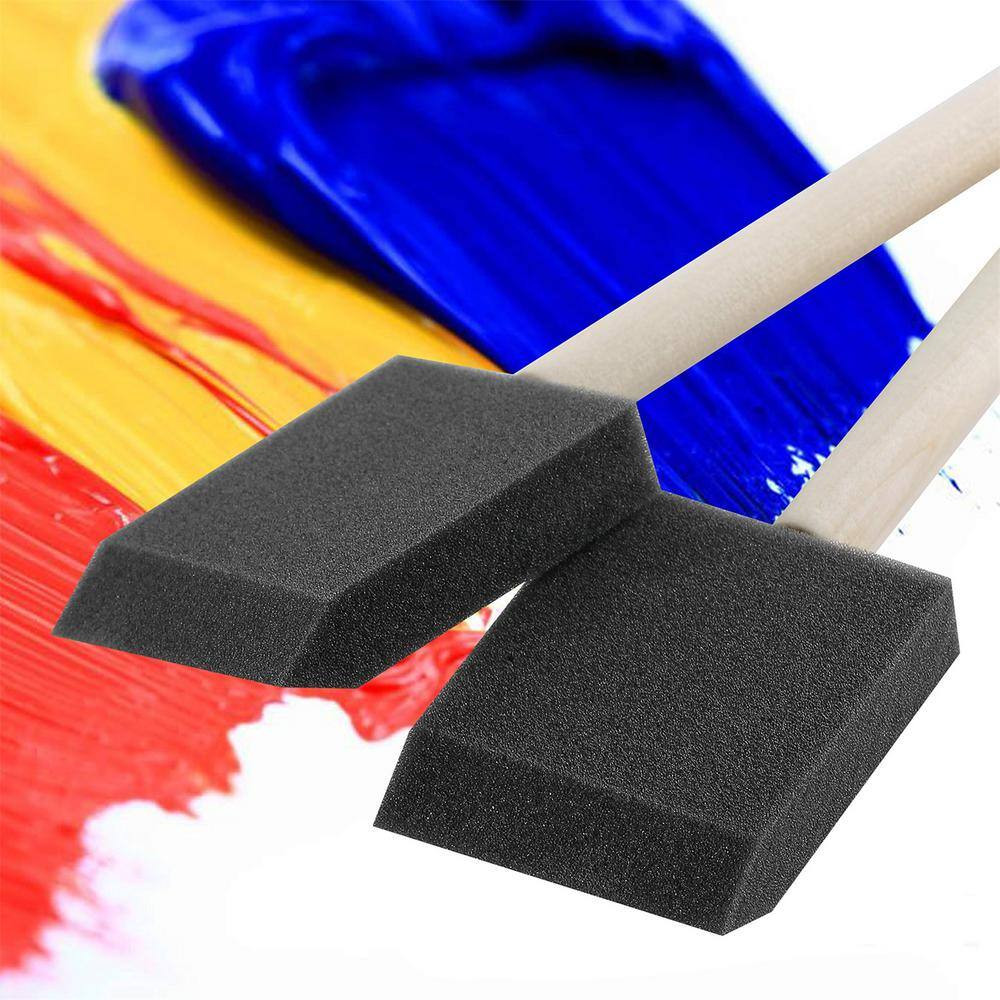 2 In. Foam Paint Brush Set 16-Pack