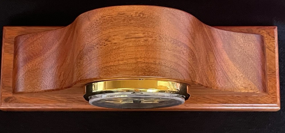Martin & MacArthur Hawaii Koa Wood Mantle Clock