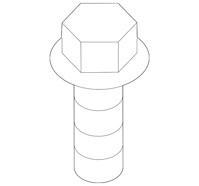 Genuine BMW Hold Down Strap Bolt 51-21-3-449-383