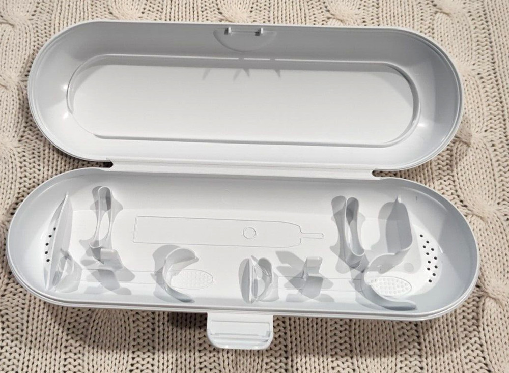 White Philips Sonicare Toothbrush Case Holder Plastic