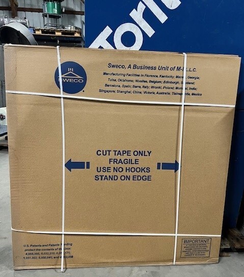 SWECO 60" 50M SCREEN, Part No. 60B8A050M