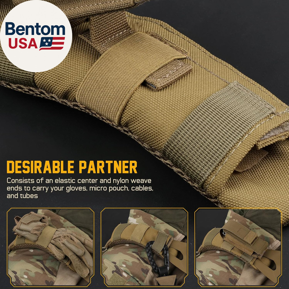 Tactical Plate Carrier Shoulder Pads, 2 Pack Shoulder Strap Pad Backpack Strap C