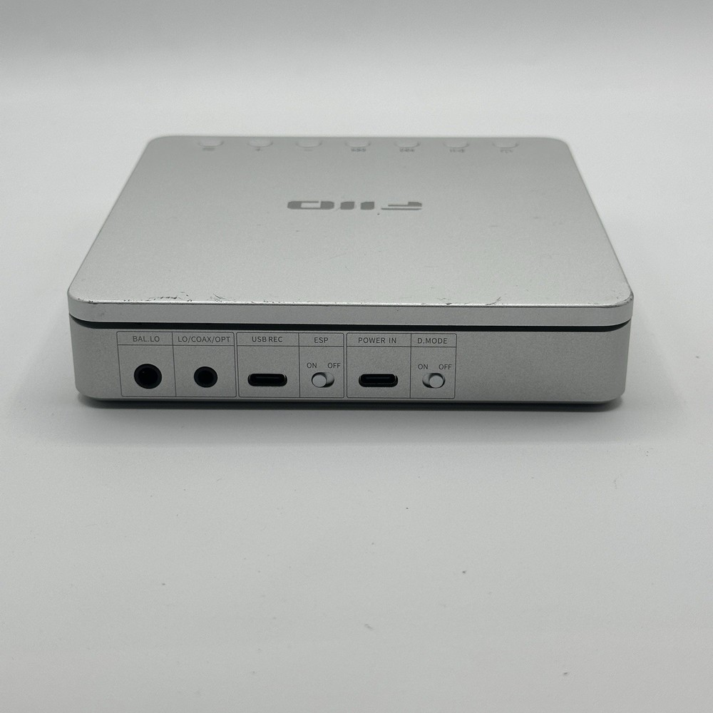 FiiO DM13 Bluetooth Multifunctional Portable CD Player (Silver, Bluetooth)