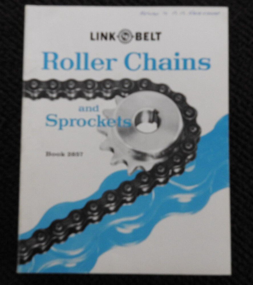 1962 Link-Belt Company Roller Chains & Sprockets Engineering Catalog 160+ pages