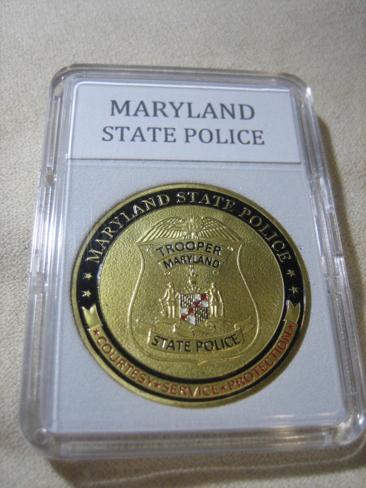 MARYLAND STATE POLICE Challenge Coin