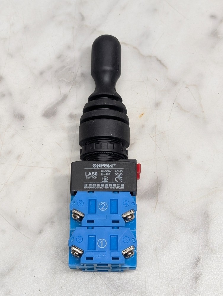 ONPOW Joystick Switch Momentary Joystick 4 Position 4NO Spring Return Momentary