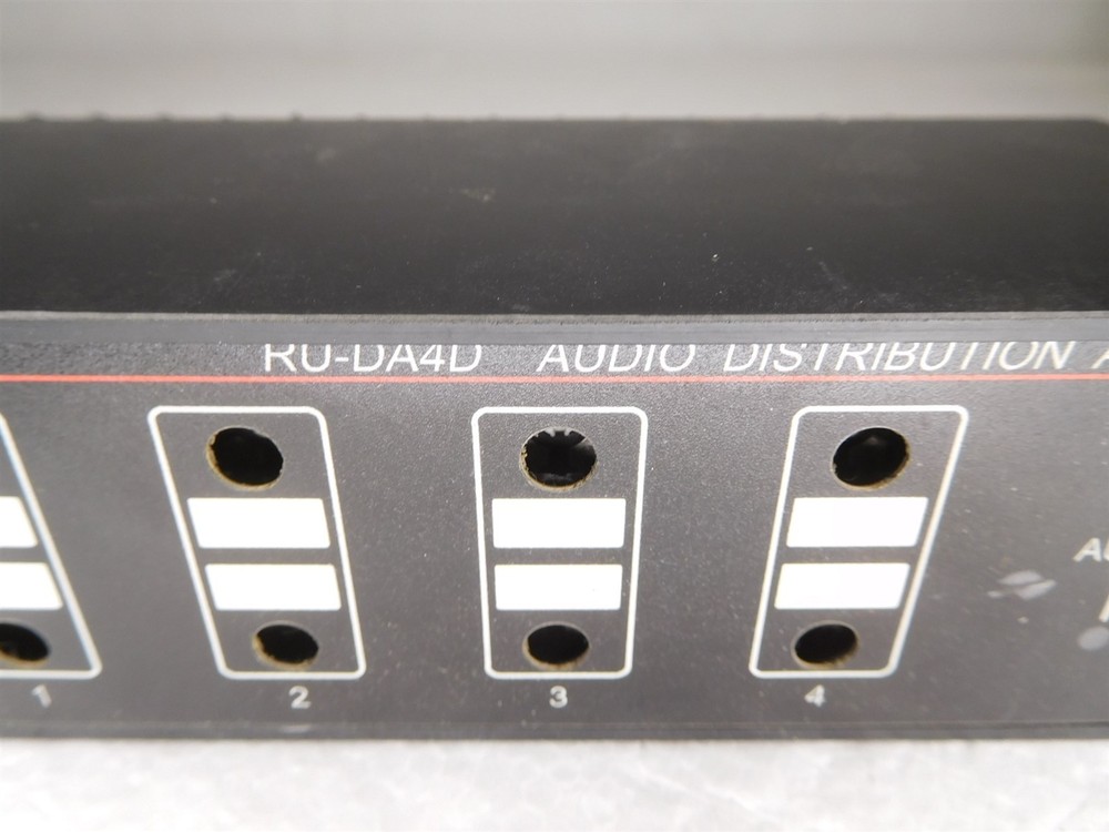 RDL RU-DA4D Audio Distribution Amplifier (PLS READ) (021926)