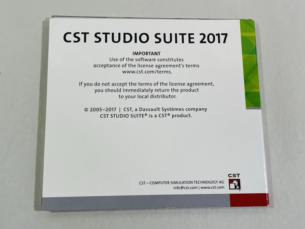 CST STUDIO SUITE 2017 - CD ONLY- BRAND NEW
