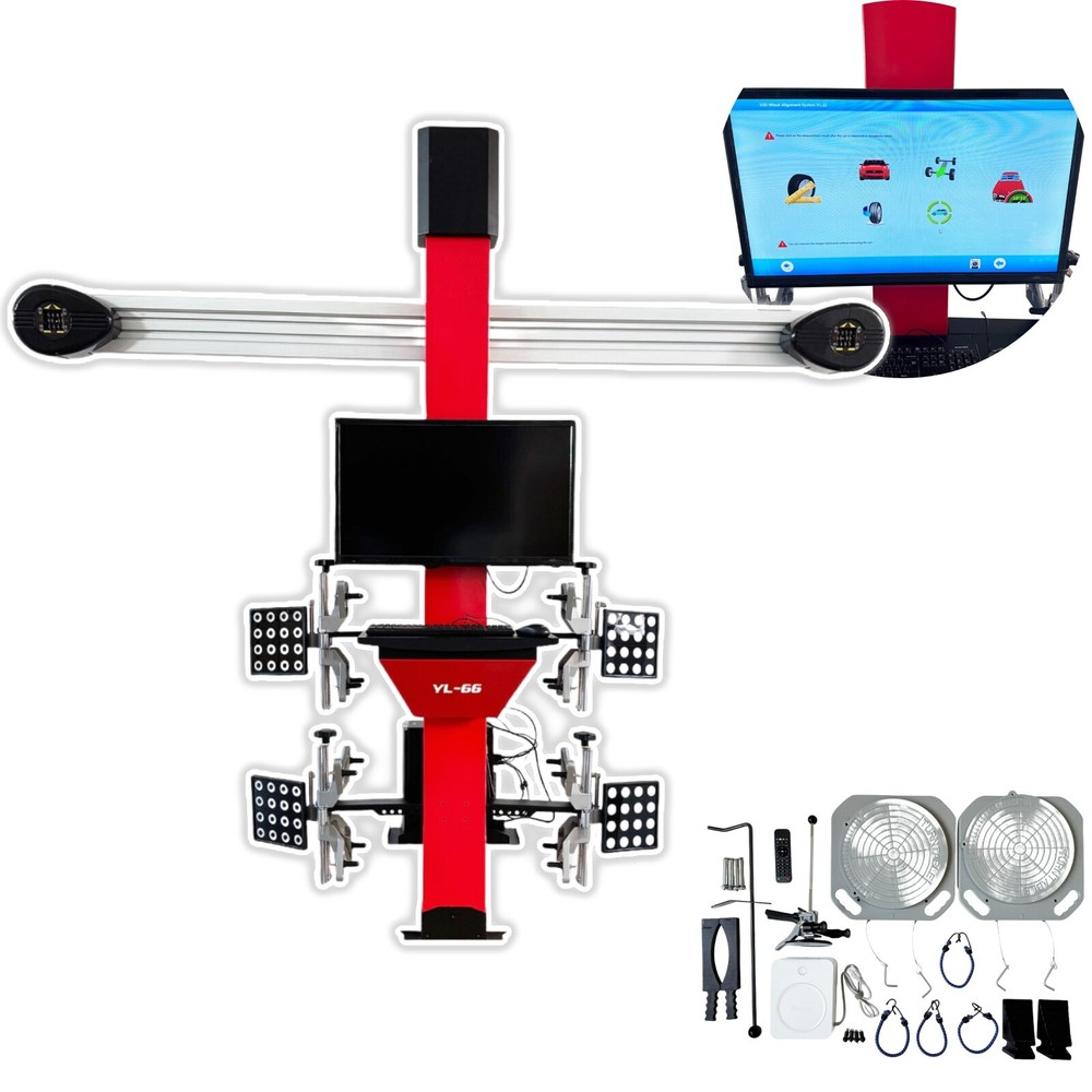 110V 3D Automobile Auto Four-wheel Alignment Instrument Alignment Machine
