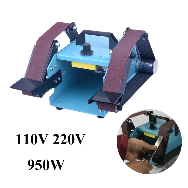 Mini Grinder Electric Belt Sander Polishing Grinding  Sharpener DIY Machine